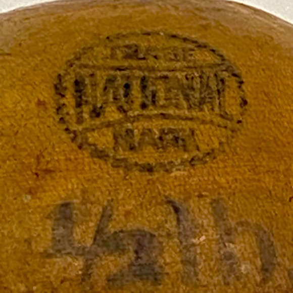 Vintage wooden dumbbell circa 1900 - Picture 4 of 4